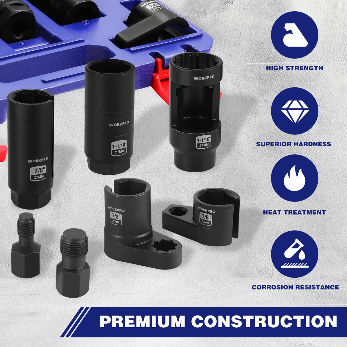 WORKPRO M18 x 1.5 thread chaser prevents cross-threading.