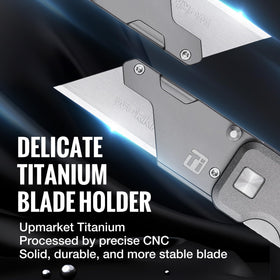 WORKPRO knife shows 1.5x blade exposure for wider, faster cuts
