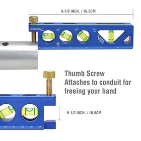WorkPRO Torpedo Level aluminum body close-up highlights durable construction