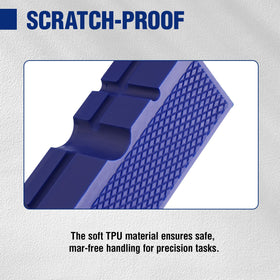 WORKPRO TPU Soft Grips protect delicate surfaces during clamping.