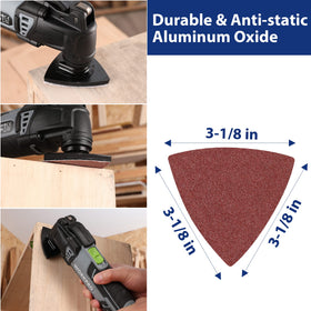 WORKPRO triangle sanding pad – corners focus for sanding tight corners