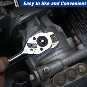 WorkPro crowfoot wrench under-sink use for faucet hoses and plumbing tasks.