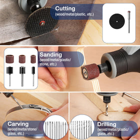 WORKPRO universal collets compatible with most popular rotary tools