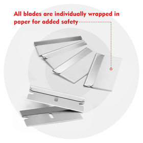 WORKPRO universal-fit blades tested for compatibility with standard scrapers.