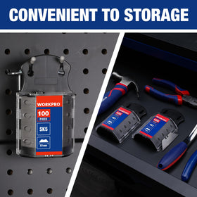 WORKPRO universal-fit blades compatible with most utility knives