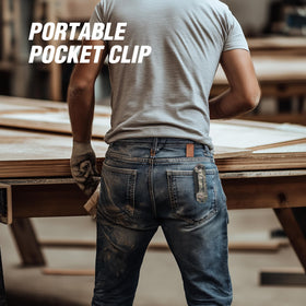 WORKPRO versatile knife cuts through paper, plastic, cardboard, leather, and more at home.