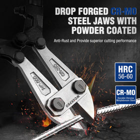 WORKPRO W017006A lever-fulcrum design enables easier cutting with less effort