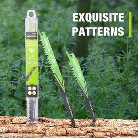 WORKPRO blades cut wet wood efficiently in outdoor pruning tasks