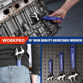 Workpro wide jaw supports a range of sizes for home repairs
