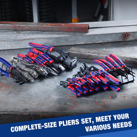 WORKPRO wire stripper (8in) preparing wires efficiently.