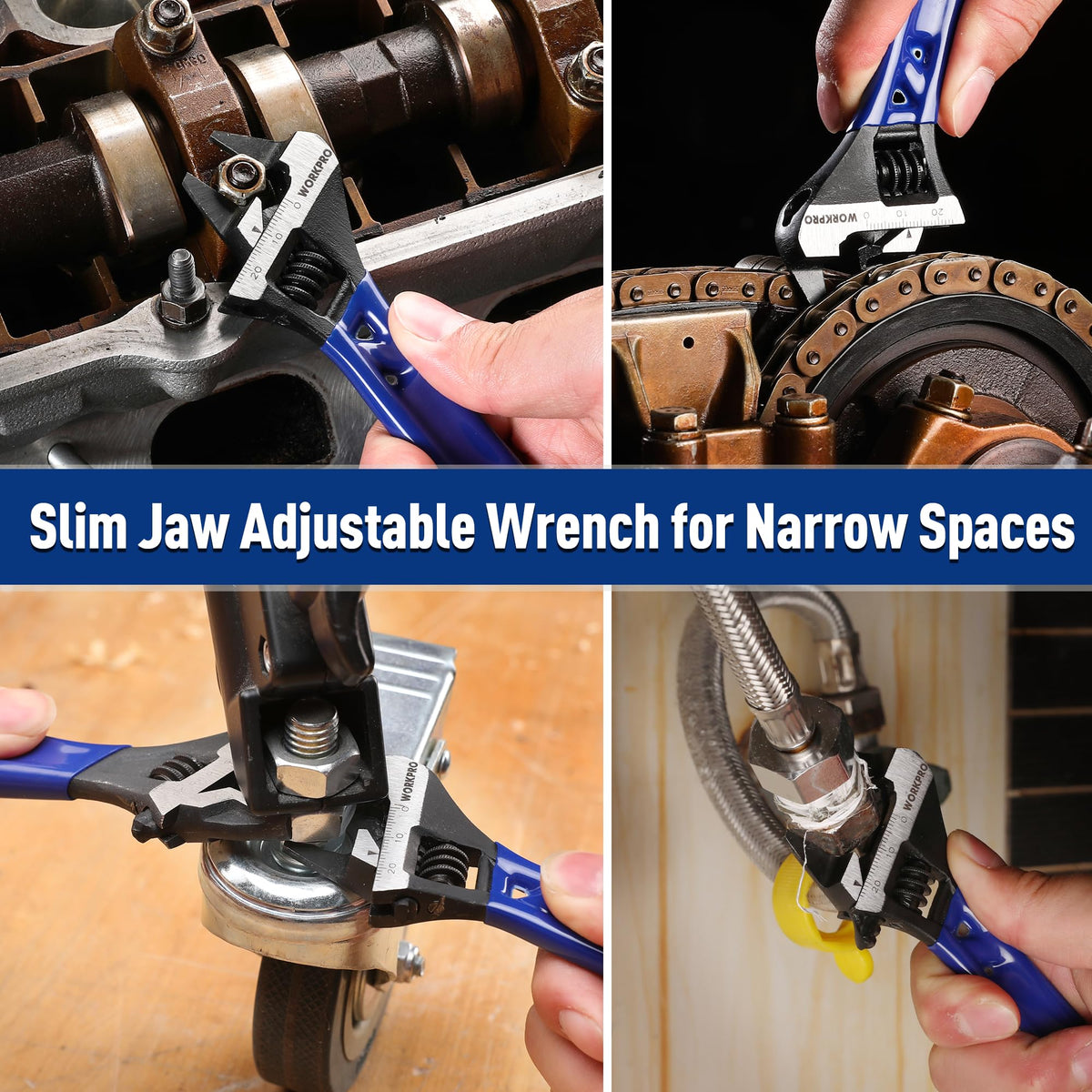 WORKPRO compatible with other wrenches for versatile disassembly