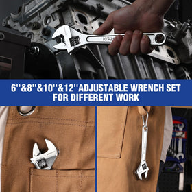 WORKPRO chrome-plated finish close-up highlighting corrosion resistance