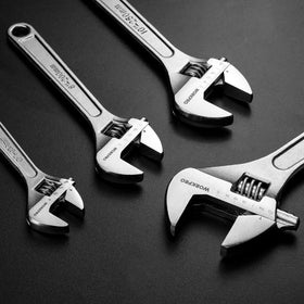 WORKPRO wrenches set on I-beam construction close-up