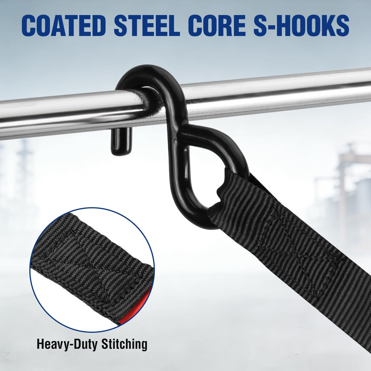 WORKPRO zinc-plated carbon steel ratchet ensures rust resistance.