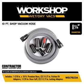 WORKSHOP WS17823A contractor-grade hose offers durable flexibility