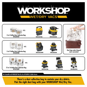 Durable WORKSHOP hose built for heavy-duty wet/dry tasks