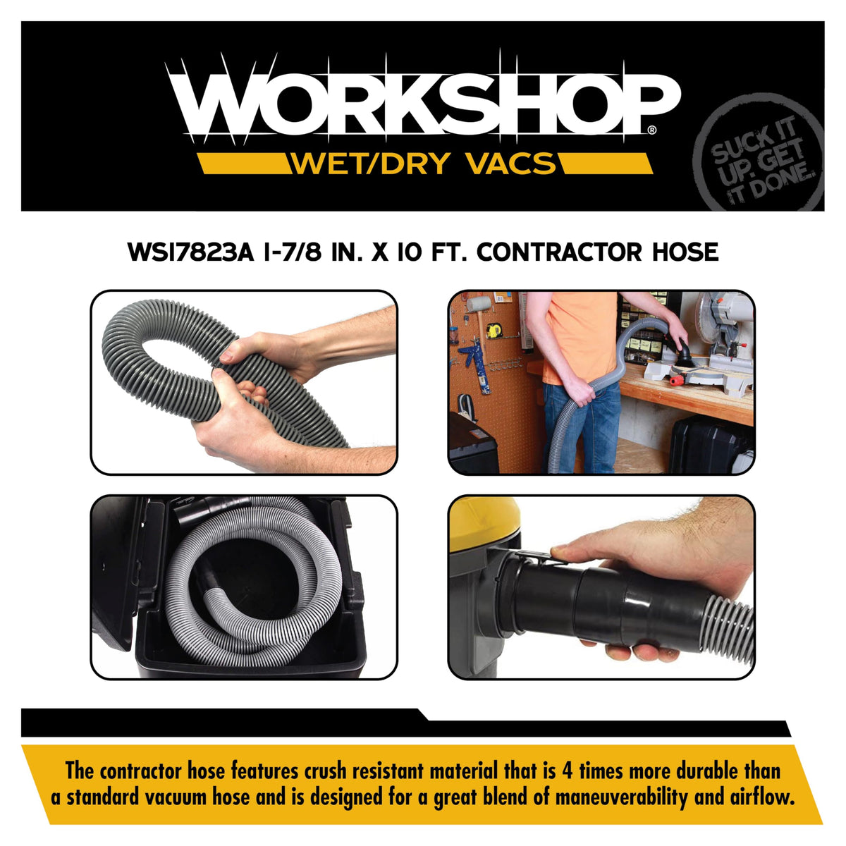 WS17823A hose resists kinking for consistent airflow