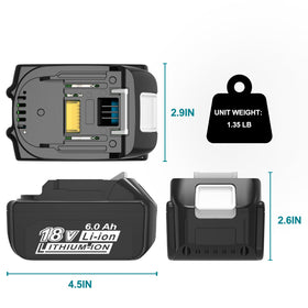 Worthmah battery in use with cordless tools for reliable energy on site.