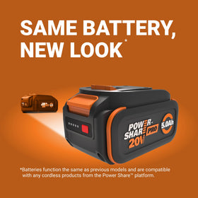 Charging indicators and WA3742/WA3835 compatible labels for easy recharging.