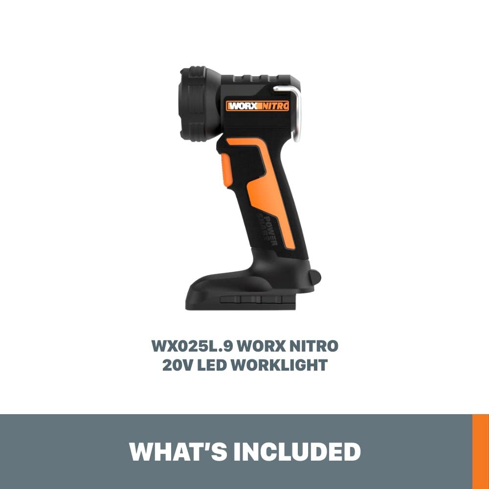 Power Share compatible WORX Nitro 20V battery with multiple tools