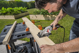 WORX Pegasus folding-design demonstrates compact transport and easy storage.