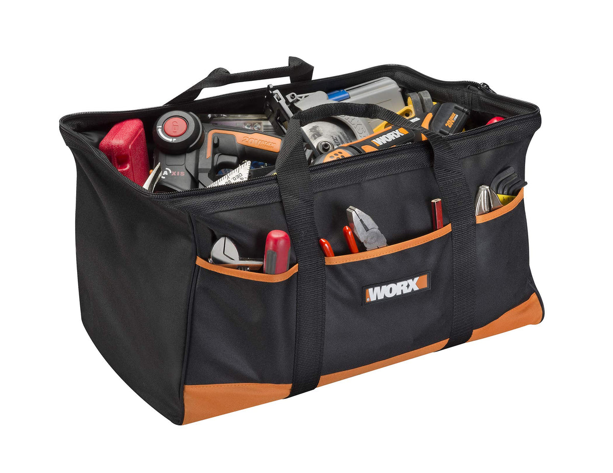 WORX WA0079 interior compartments shown for organized tool and accessory separation.