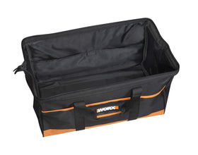WORX WA0079 side pocket view highlights exterior storage for fast grab-and-go items.