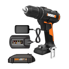 WORX WX108L drill driver with a compact 7-inch body for tight spaces, product shot.
