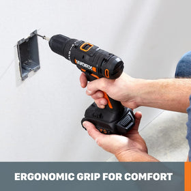 GRIPZONE ergonomic handle on the WX108L for comfortable use.