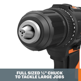 WX108L showing variable speed gearing and 20+1 clutch settings in action.