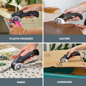 Worx ZipSnip automatic sharpening system maintains sharp blades.