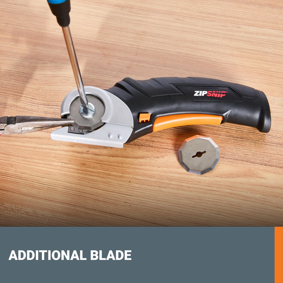 Worx ZipSnip lightweight 1 lb design boosts comfort during long sessions.