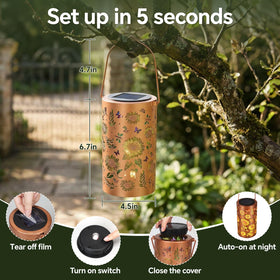 WOTOYS solar sunflower light color-changing feature for vibrant outdoor nights