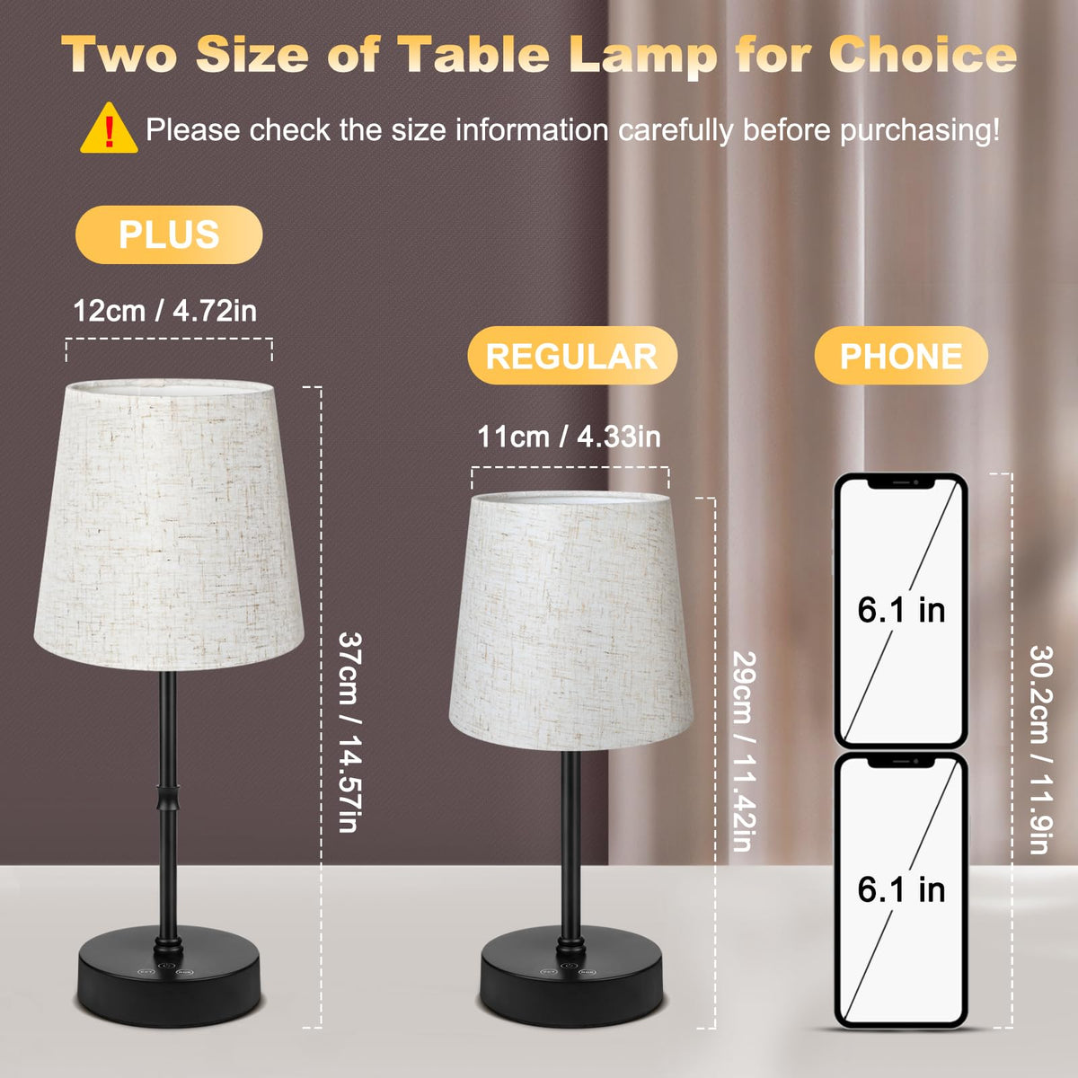 Wowag lamp metal body with matte finish and stability.