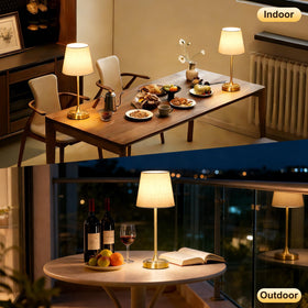 Wowag portable lamp ideal for bedside, desk, or dining table.