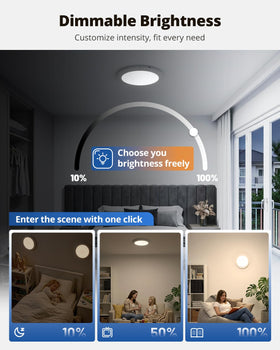 wowatt dimmable brightness for precise light levels from soft to bright.