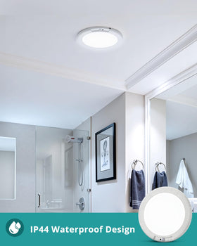 wowatt dimmable ceiling light at 3000K delivering warm, cozy ambiance.