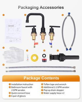 WOWOW ceramic disc cartridge delivers smooth, lasting faucet operation.