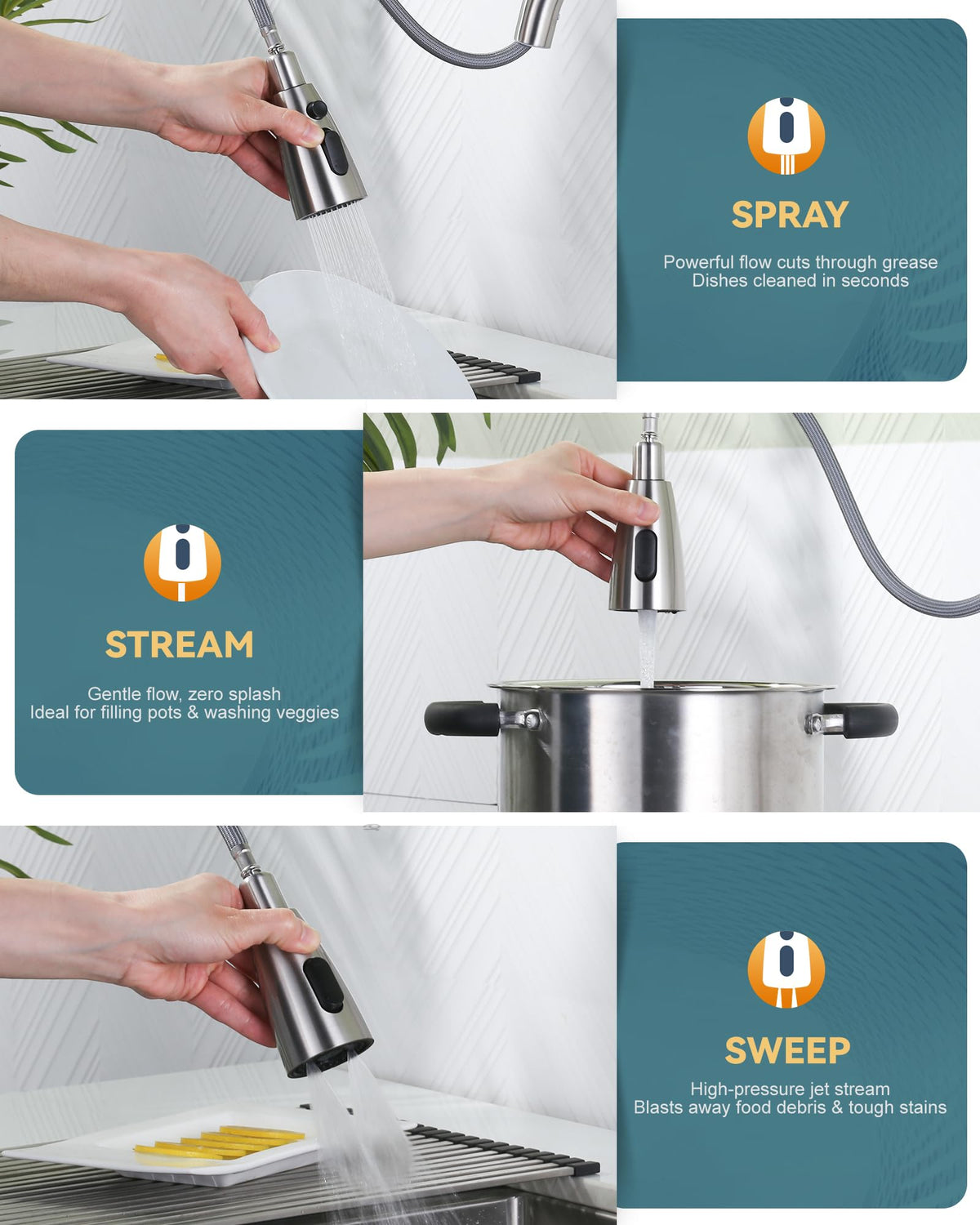 WOWOW ceramic cartridge endures up to 500,000 cycles for smooth operation