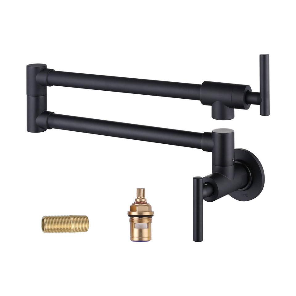 WOWOW pot filler faucet with 360-degree arm for easy stove filling