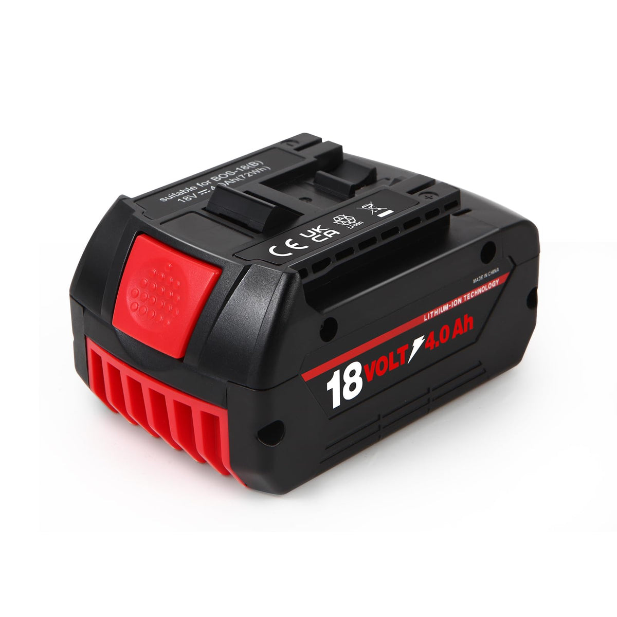 wowrmaykay 4.0ah battery close-up showing high capacity for longer tool runtime