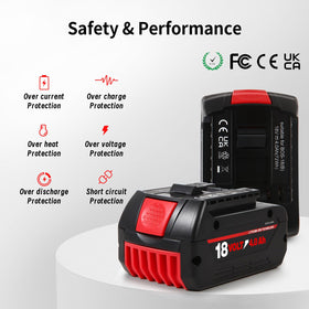 wowrmaykay battery works with original Bosch charger