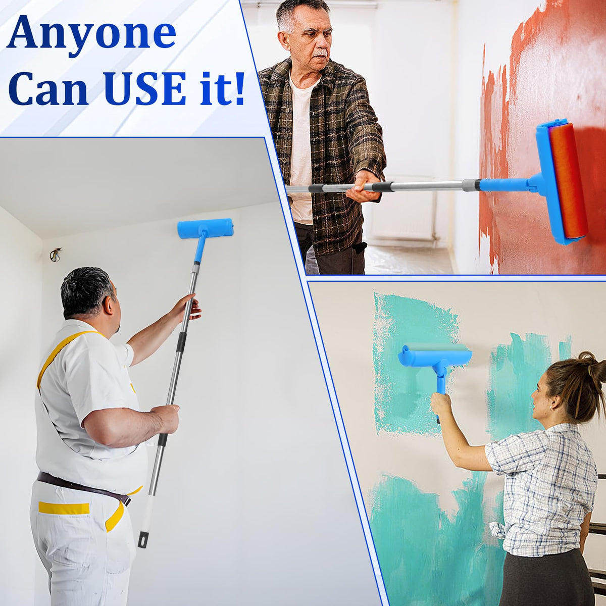 Woxnoc adjustable-head design lets you paint at any angle