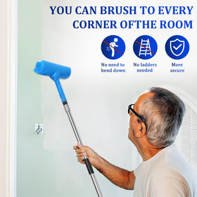 Woxnoc blue anti-splash guard minimizes mess during painting