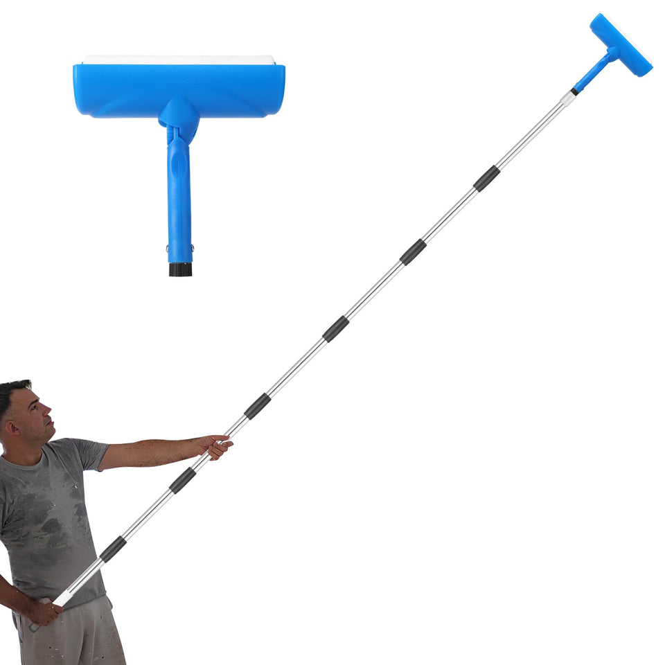 Woxnoc ceiling paint roller No Drip Kit for overhead ceilings with cleaner finishes