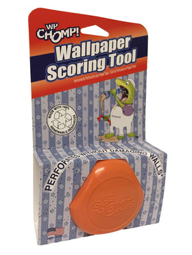 WP CHOMP! wallpaper scorer remover tool with tempered steel wheels for faster perforation