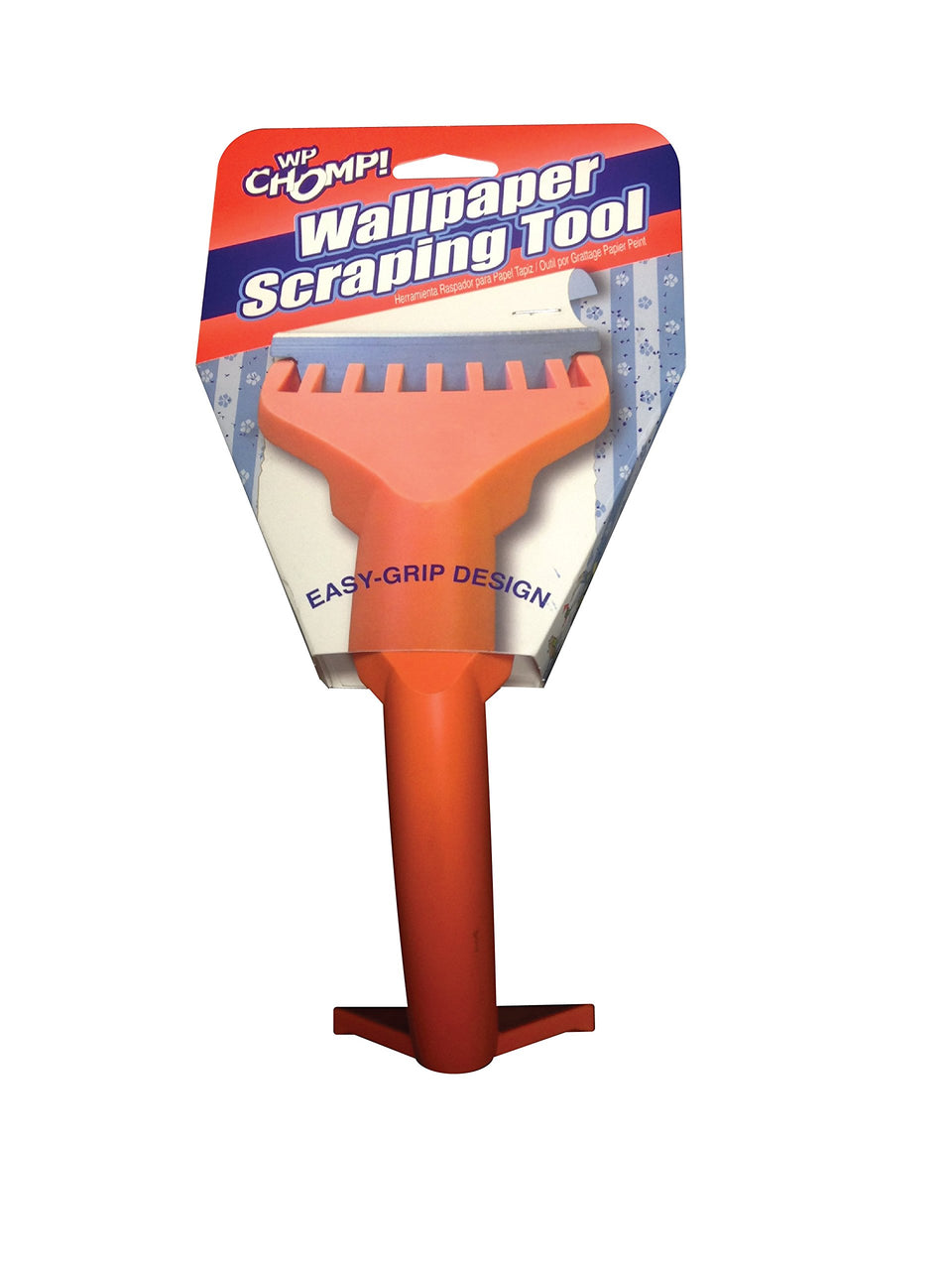 WP CHOMP! wallpaper scraper dual-edge blade for faster removal.