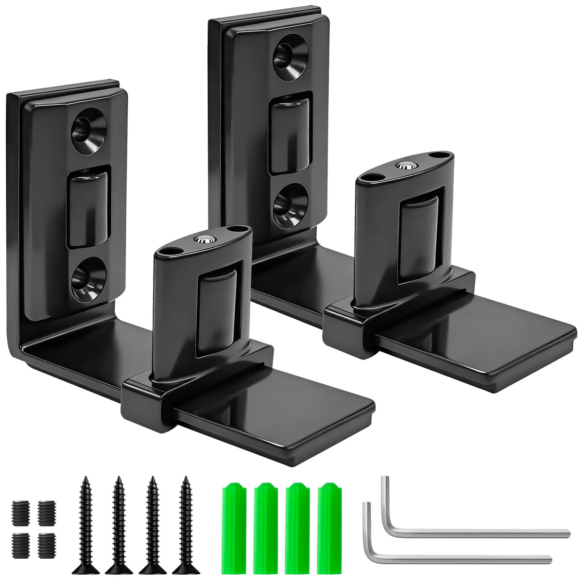WPL sliding barn door bottom floor guide with adjustable U shape for smooth, quiet operation.