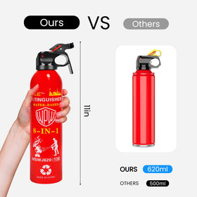 WPW 13-foot spray range aids safe distance firefighting.