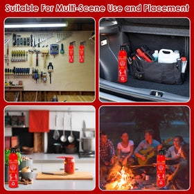 WPW water-based extinguisher with no residue after use.